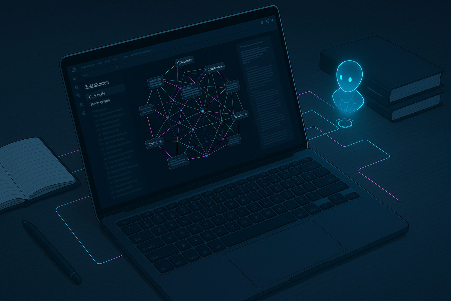제텔카스텐×옵시디언×AI: 경량문명형 세컨드 브레인 구축 전략